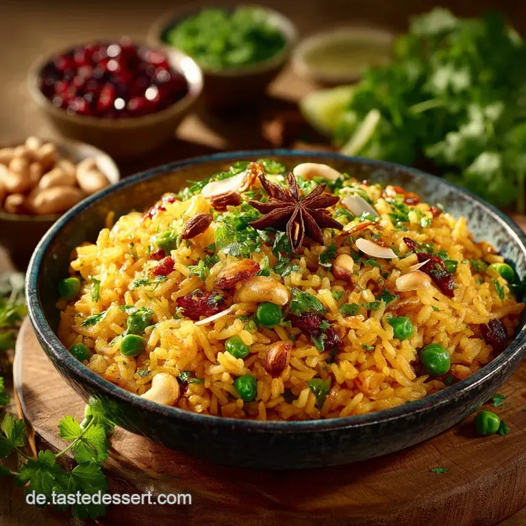 Matar Pilau Das indische Rezept für garantiert lockeren Erbsenreis