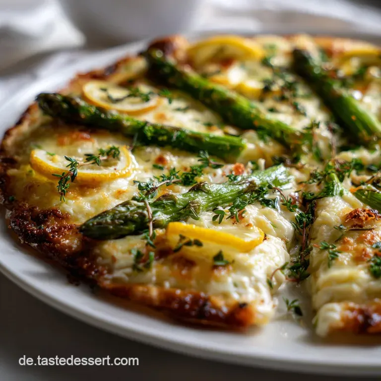 Low Carb Pizza Spargel: Blitzschnell Cremig presentation