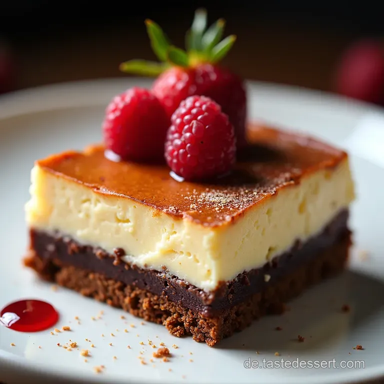 MarmorTr&auml;ume Einfache Cheesecake Brownies