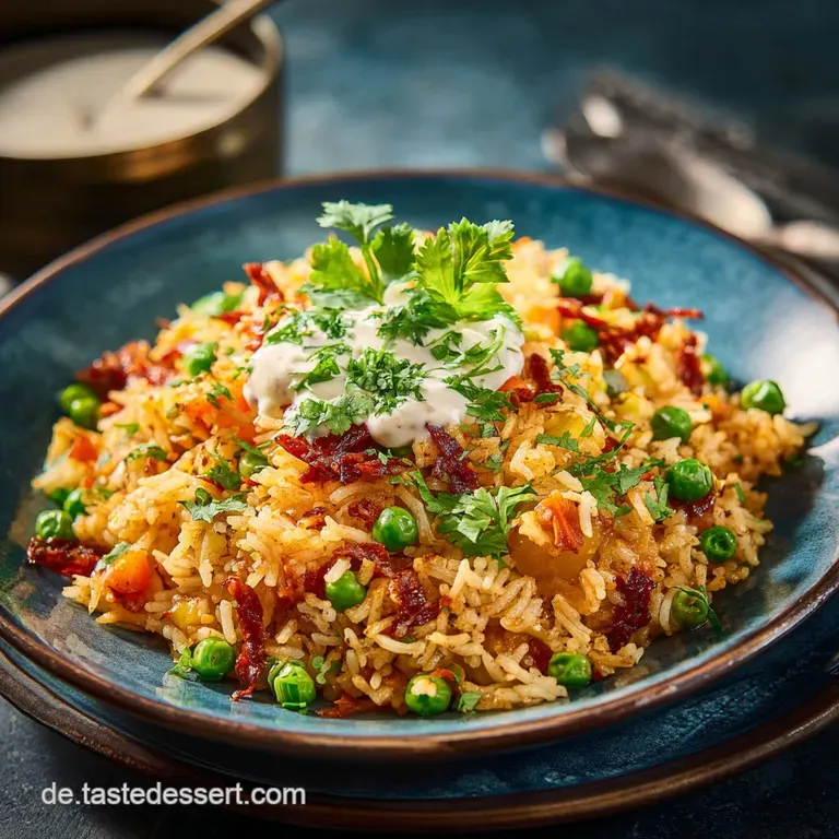 Matar Pilau Der duftende Indische ErbsenKartoffelReis