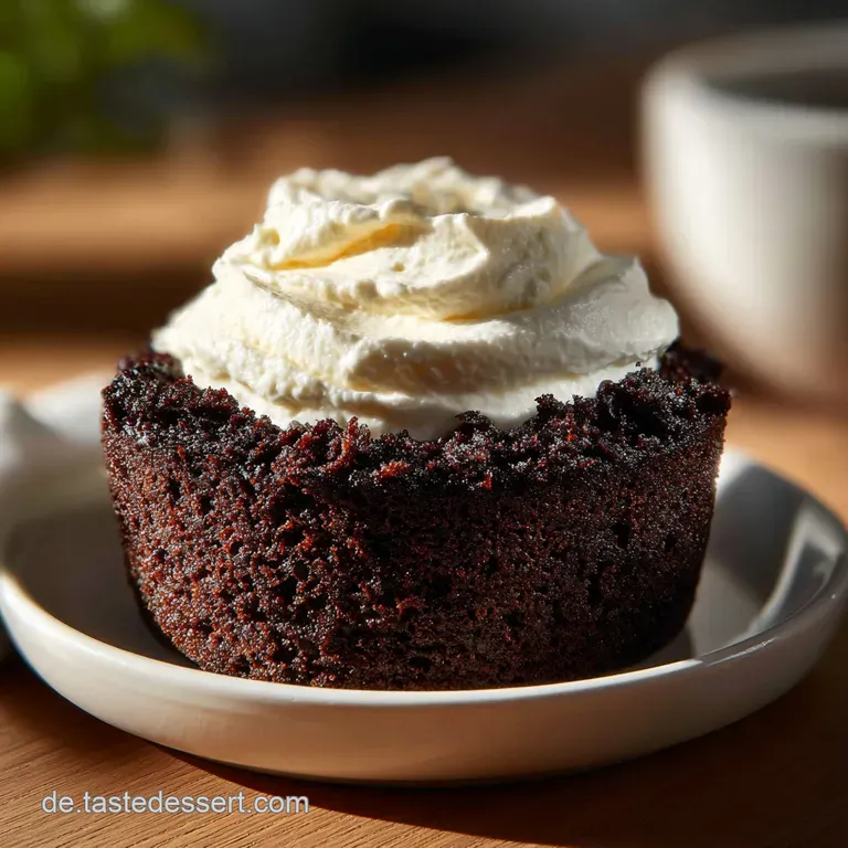 Vier elegante Gl&auml;ser mit geschichteten Schichten aus braunem Kakao, heller Sahne und frischen Fr&uuml;chten auf hellem Grund.