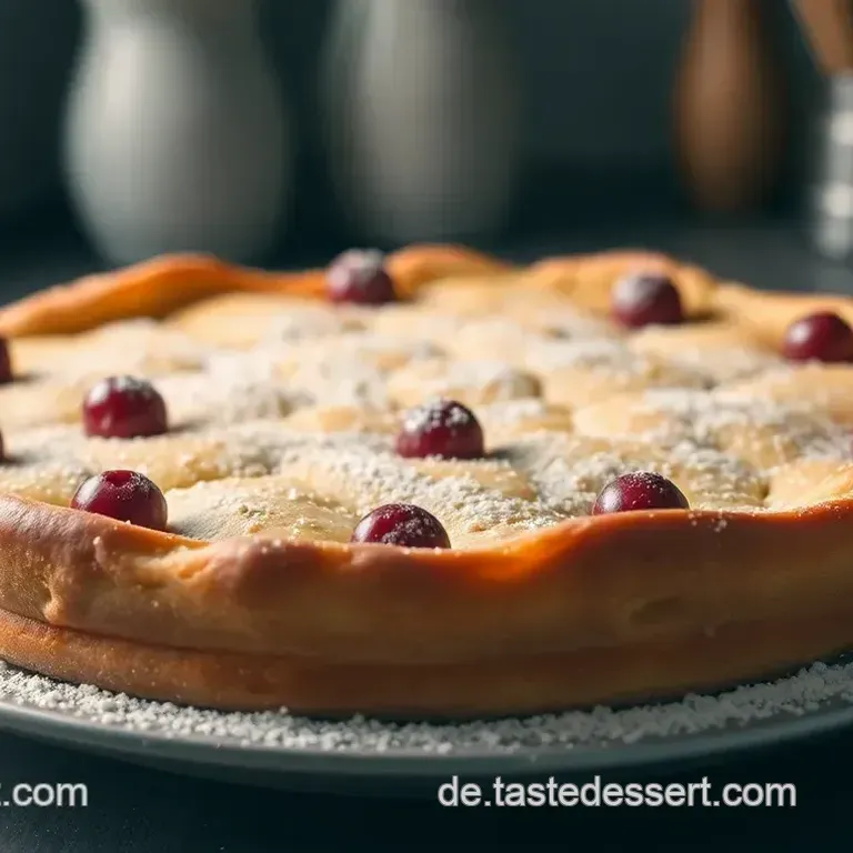 Maulwurfkuchen mit saftigen Kirschen