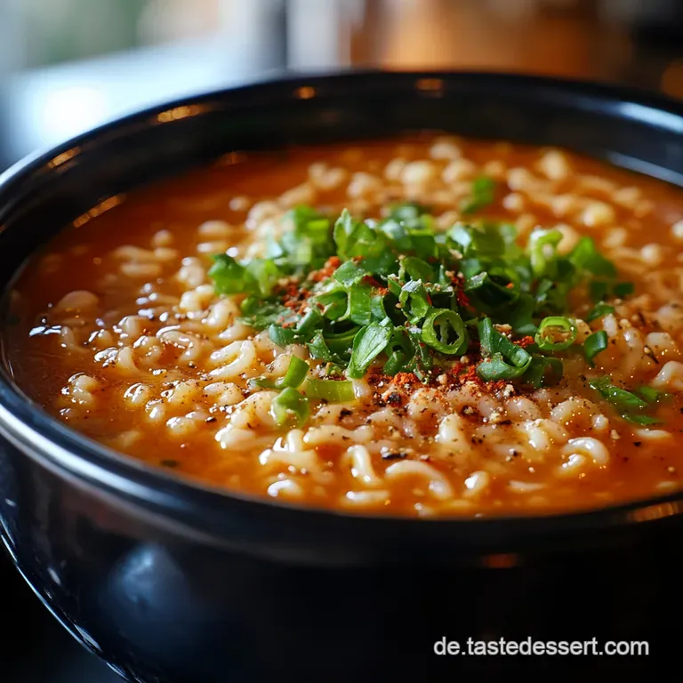 Mercimek Corbasi T&uuml;rkische Rote Linsensuppe presentation