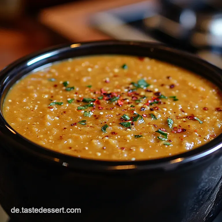 Mercimek Corbasi T&uuml;rkische Rote Linsensuppe