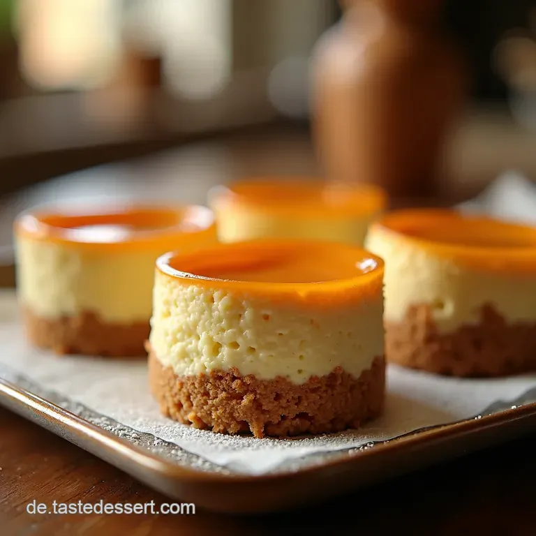 Mini Lotus Biscoff Cheesecakes Ohne Backen presentation