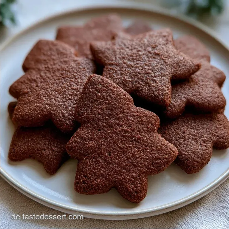 M&uuml;rbeteig Schokokekse: Knusprig zum Ausstechen
