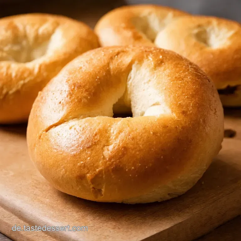 New York Style Bagels Frisch Auf Den Tisch presentation