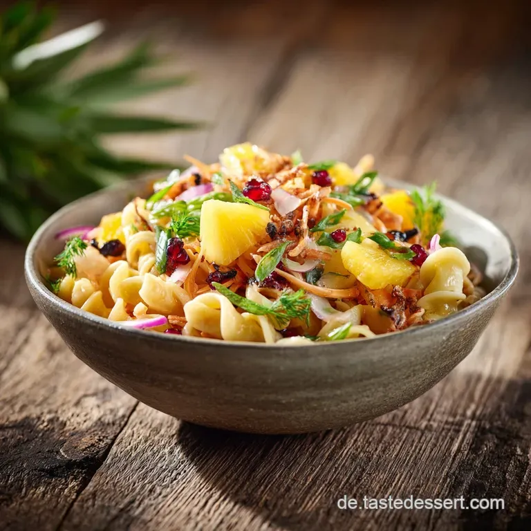 Nudelsalat Hawaii Der KultKlassiker Leicht frisch und CurryAromatisch