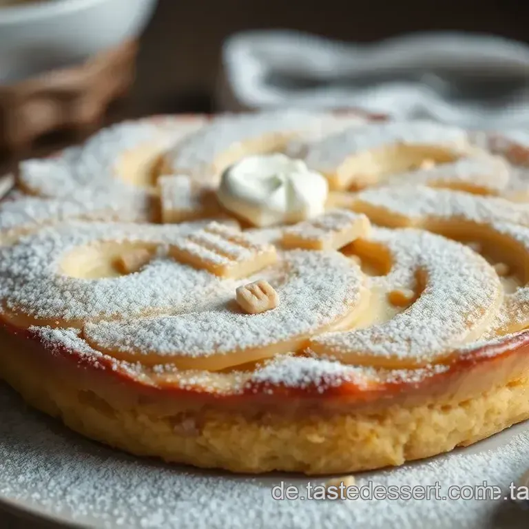 Nussbutter-Apfelkuchen mit Streuseln