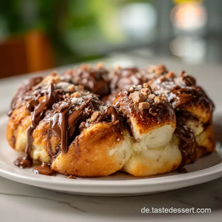 Nutella Bubble Bread: Das Unwiderstehliche Zupfbrot presentation