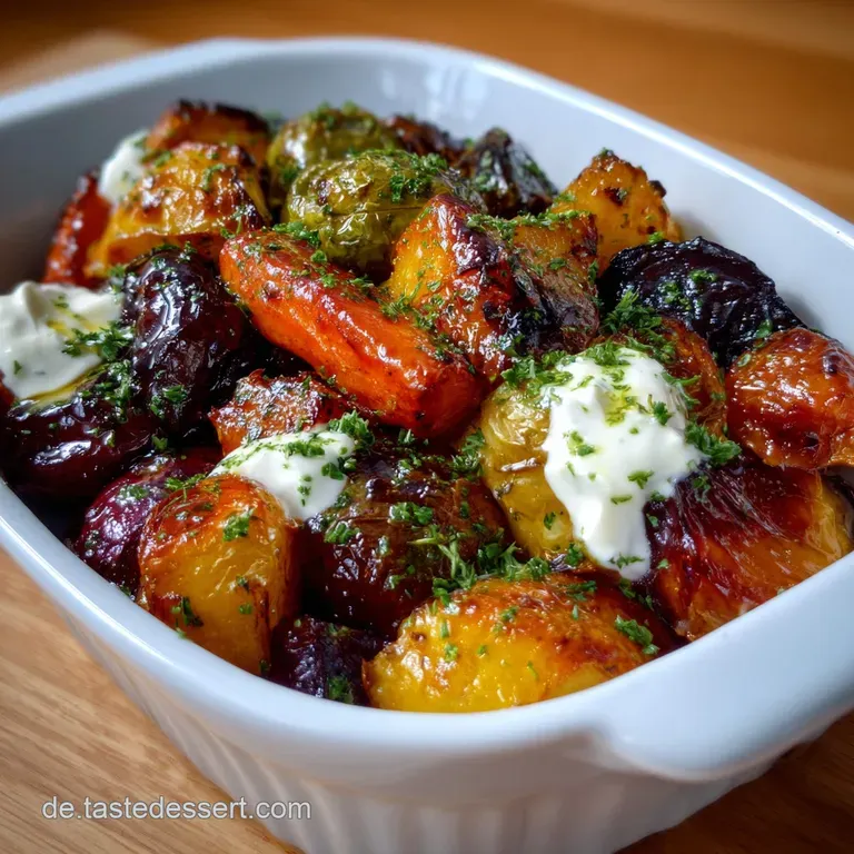 Ofengem&uuml;se Mit R&uuml;bensirup Lack: Gesundes Hauptgericht presentation