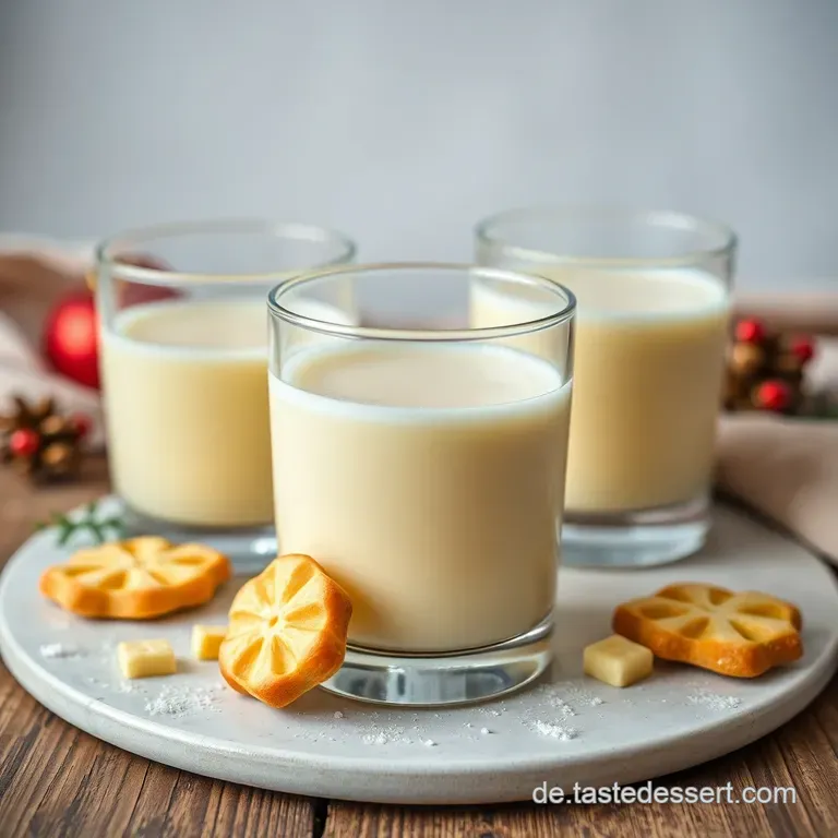 Oma Ernas Weihnachtlicher Eierlikör (Eggnog) presentation