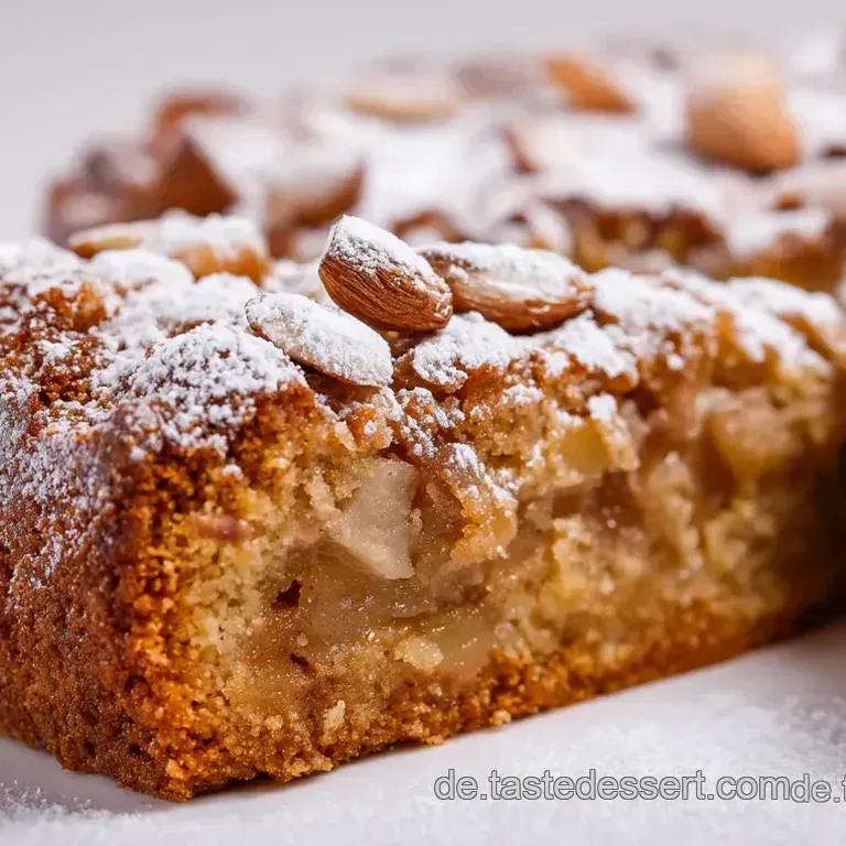 Omas Apfel-Lebkuchen-Kuchen mit knusprigen Streuseln