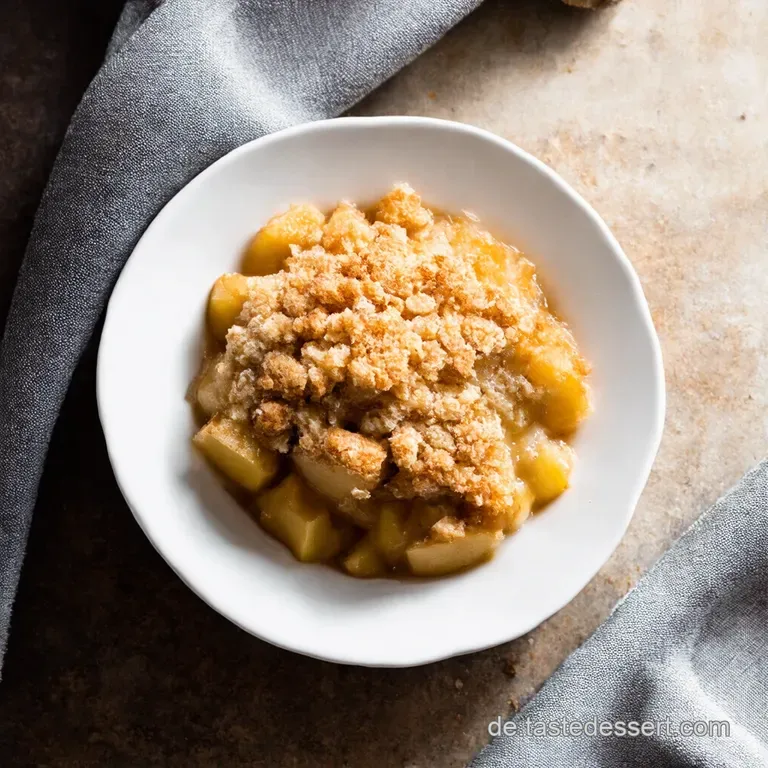 Omas Apfel Crumble Rezepte So knusprig