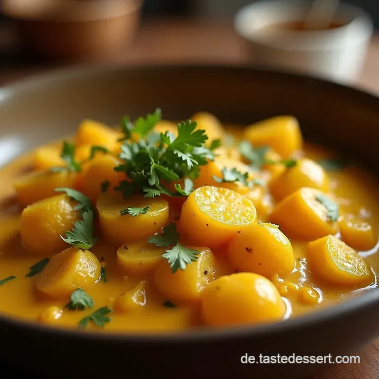 Omas Beste Kartoffelsonnenuntergangscurry Cremig W&uuml;rzig presentation