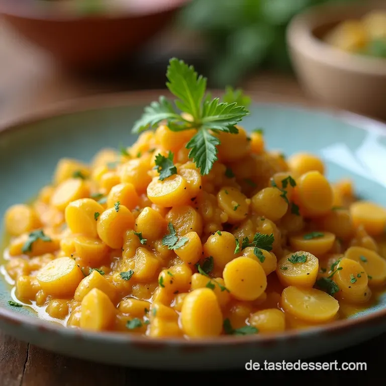 Omas beste KartoffelSonnenuntergangsCurry Cremig Würzig
