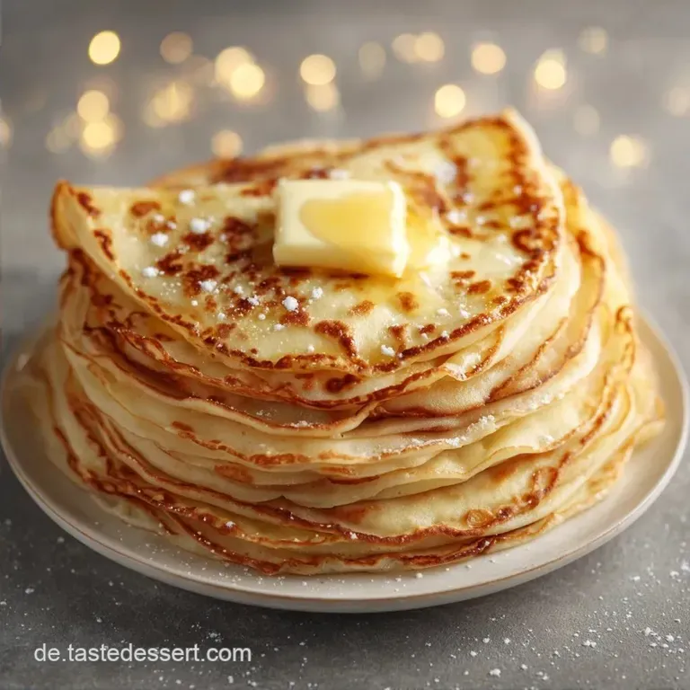 Omas Einfache Pfannkuchen: Goldbraun und Weich