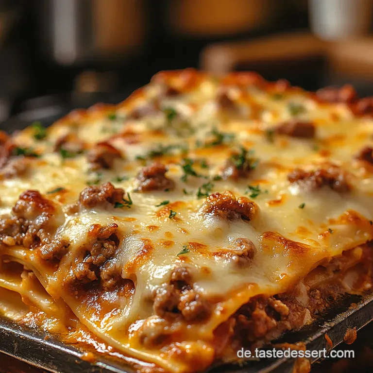 Omas Geheimnis Klassische Hausgemachte Lasagne