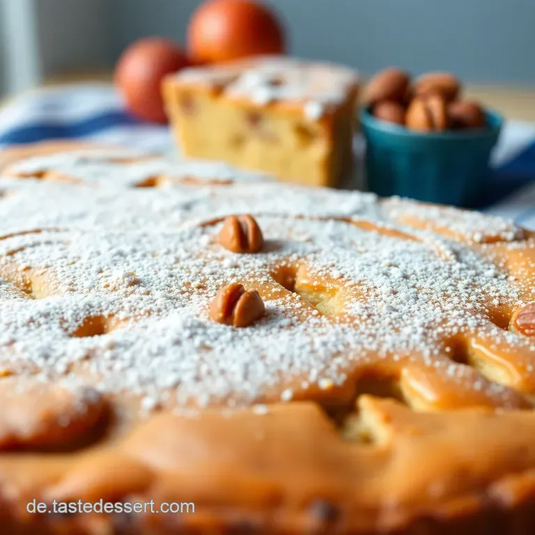Omas Geheimnis: Saftiger Karottenkuchen mit Nüssen presentation