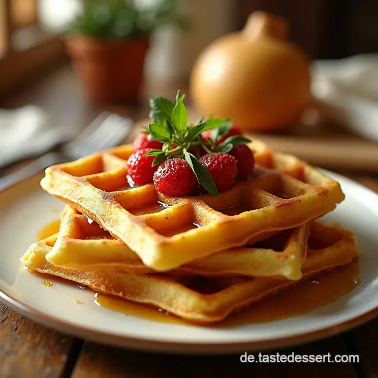 Omas Goldbraune Waffelgl&uuml;ck presentation