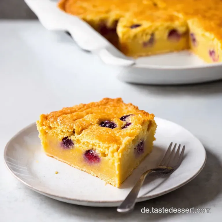 Omas Rhabarberkuchen Deluxe Mit Vanillepuddingkr&ouml;nung presentation