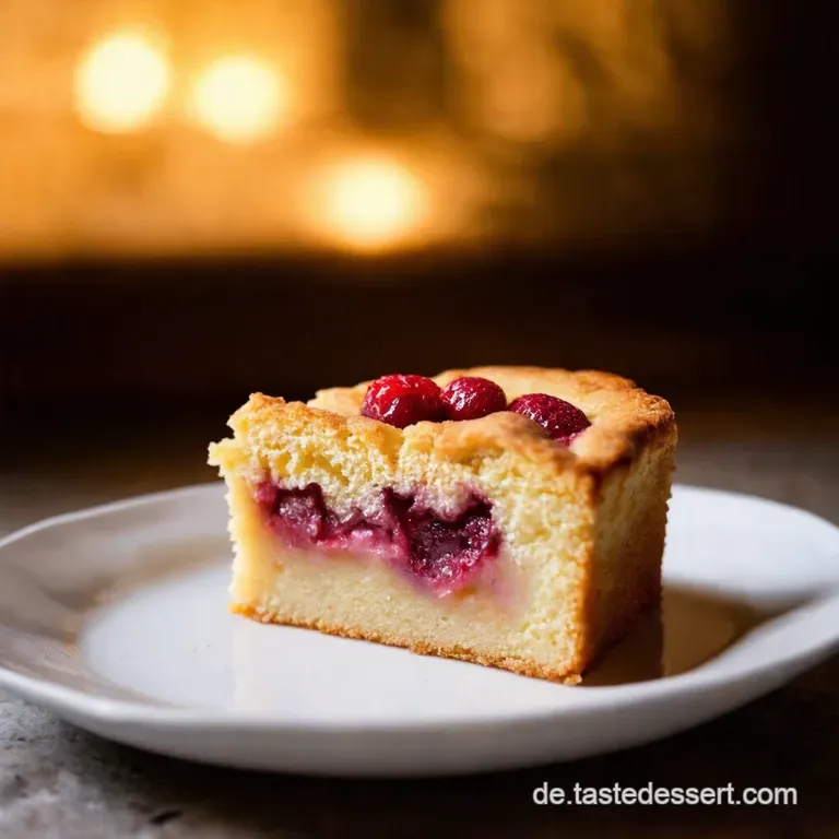 Omas Saftiger Rhabarberkuchen Mit Streuseln presentation