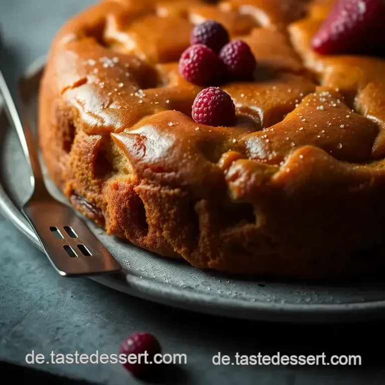 Omas Saftiger Rosinenkuchen presentation