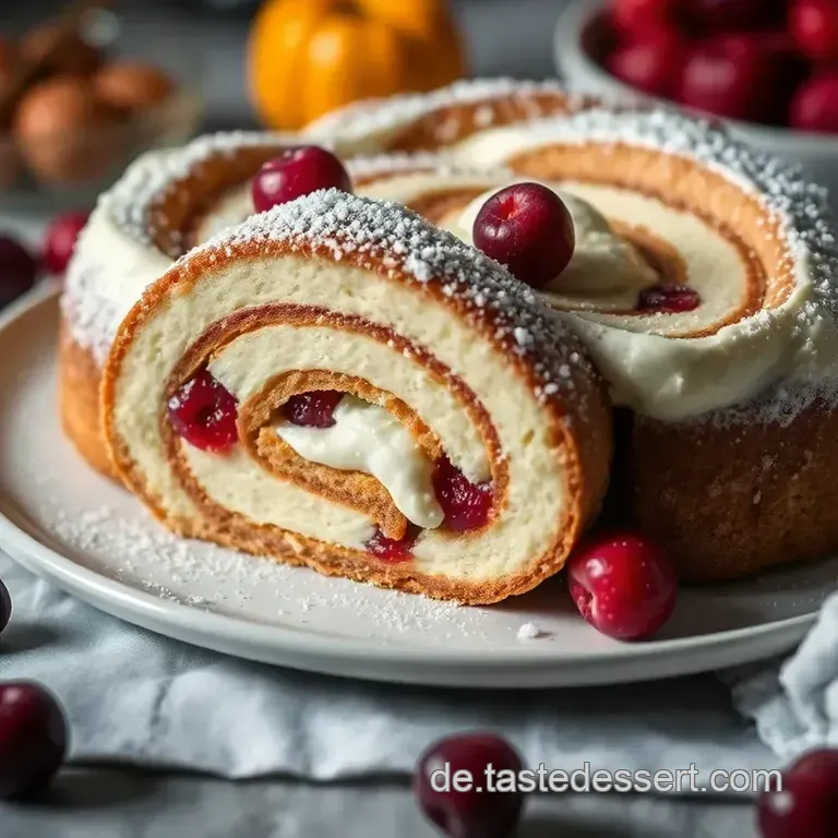 Omas Schwarzwälder Kirschrolle presentation