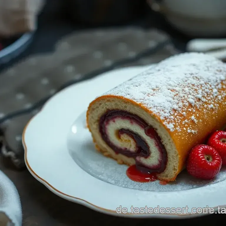 Omas Schwarzwälder Kirschrolle