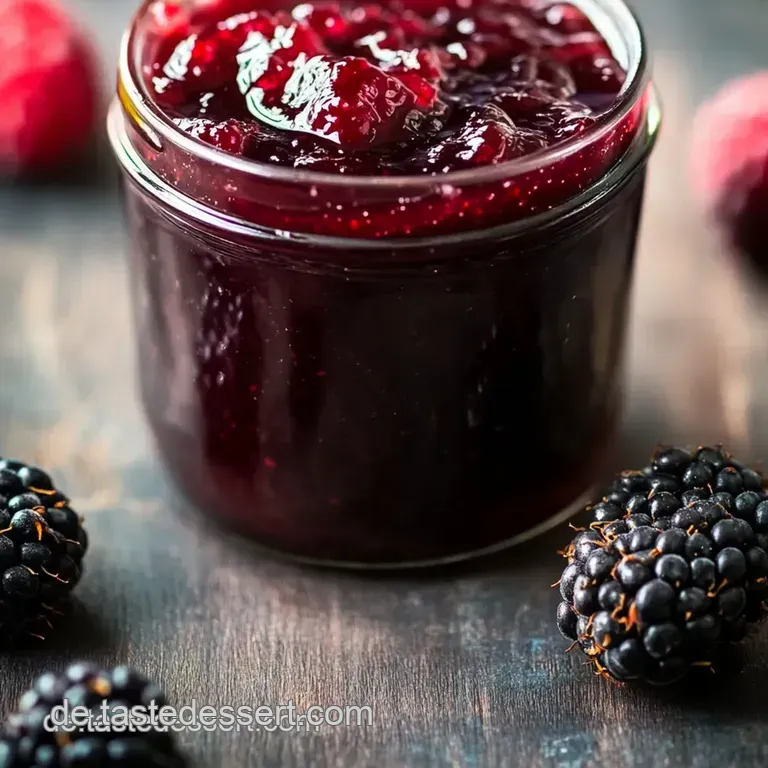 Omi&#039 s Brombeermarmelade presentation