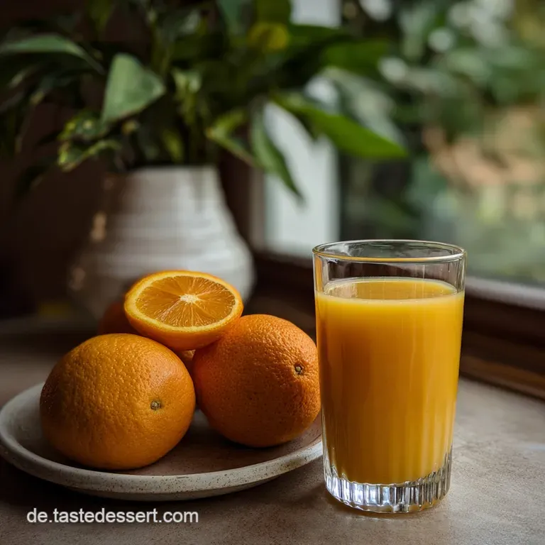 Frisch Gepresster Orangensaft OHNE Saftpresse