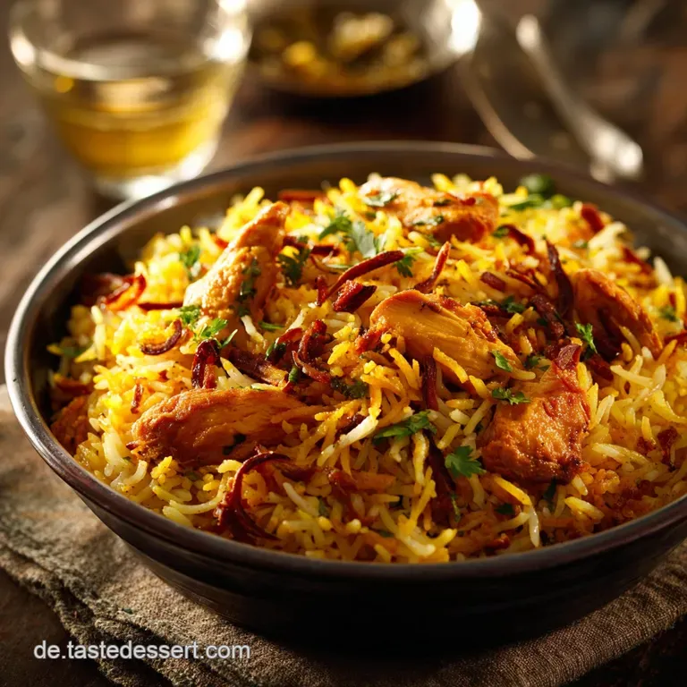 Pakistanisches H&auml;hnchenPilau Aromatische Reise im Reistopf