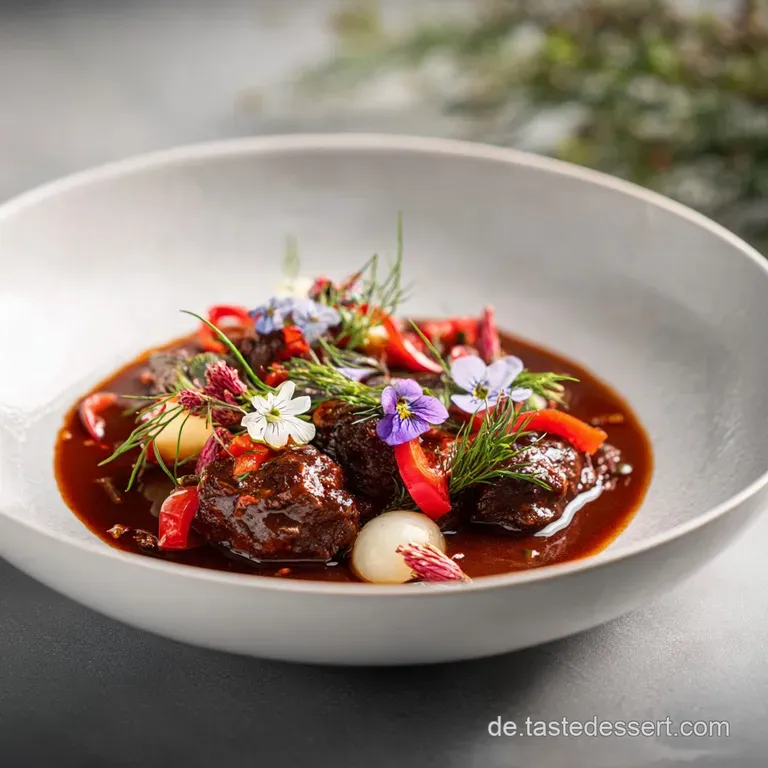 Vegetarisches Gulasch Mit Paprika: Seelenfutter-Rezept presentation