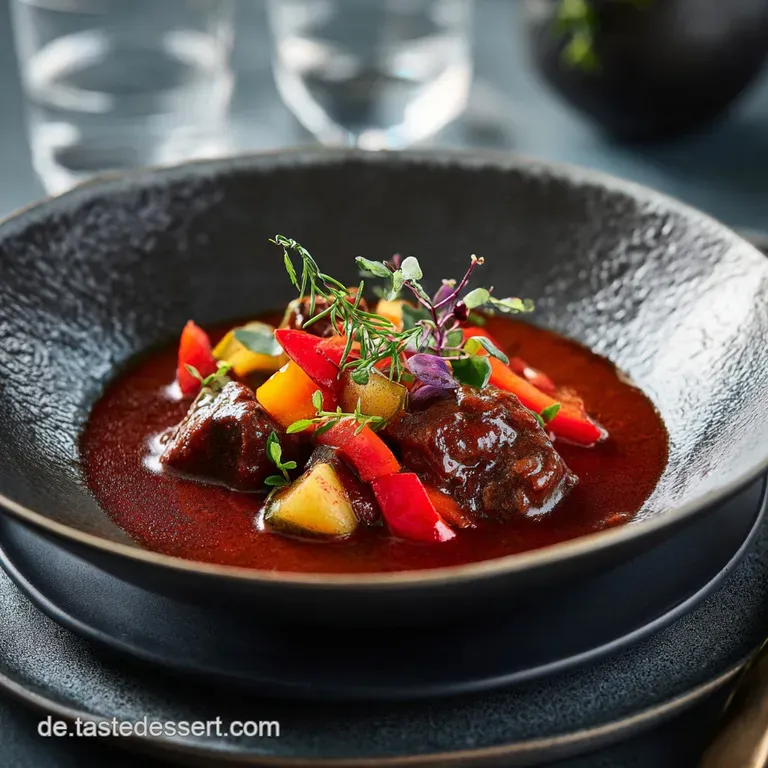 Vegetarisches Gulasch mit Paprika: Seelenfutter-Rezept