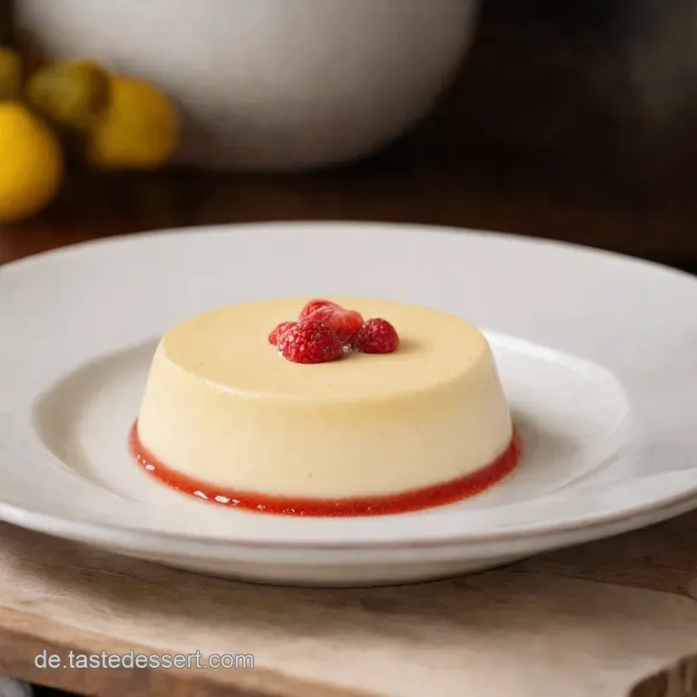 Pfanner Eistee Panna Cotta Mit Fruchtspiegel presentation