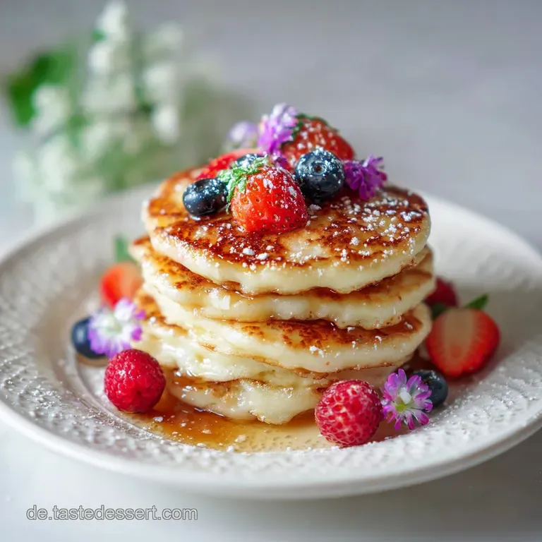 Fluffige Pfannkuchen ohne Milch mit Wasser