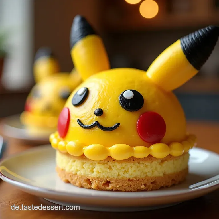 Pikachus Blitzschlag Torte presentation
