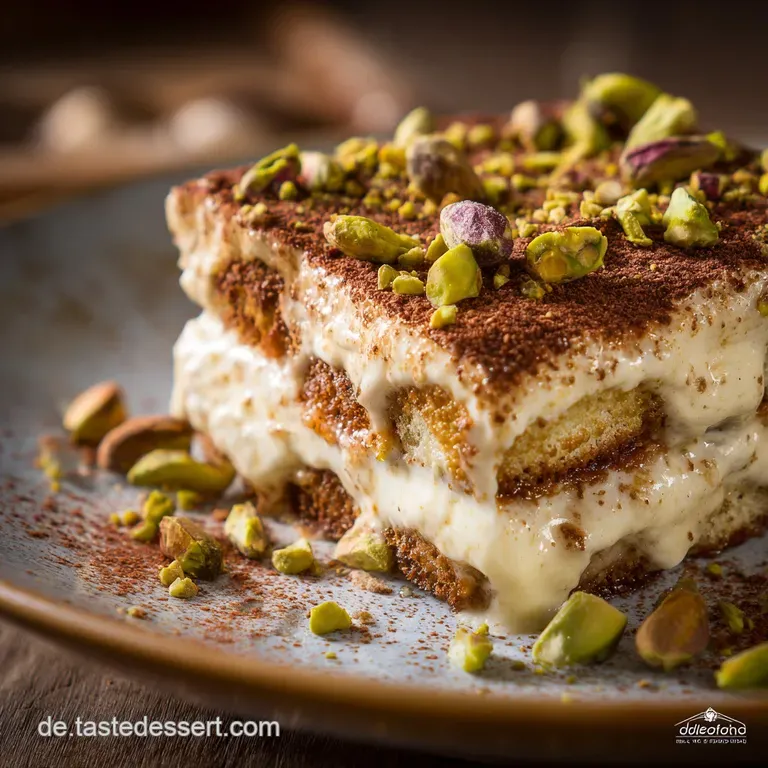 Pistazientiramisu Der Gr&uuml;ne Traum Aus Sizilien Cremig Und Elegant presentation