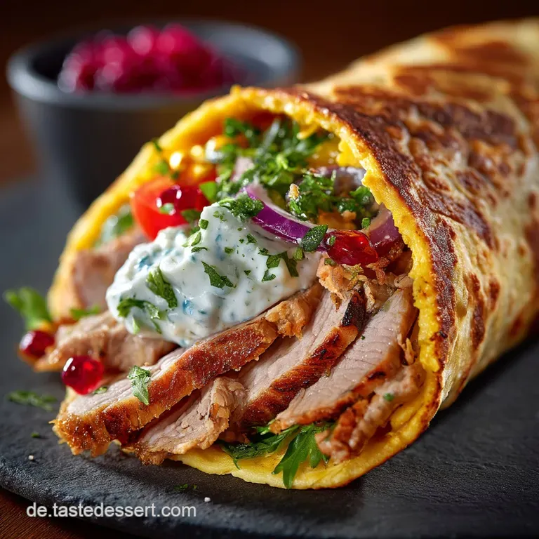 Der Proteind&ouml;ner Schleuderpreis Saftiges H&auml;hnchen Im Lowcarbwrap presentation