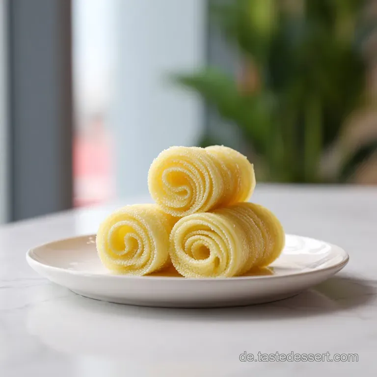 A single, plump Rohrnudel glistening with melted butter and powdered sugar, presented on a delicate white plate.