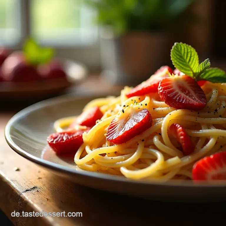 Quarkspaghettieis Deluxe Der Fruchtigfrische Sommernachtstraum presentation