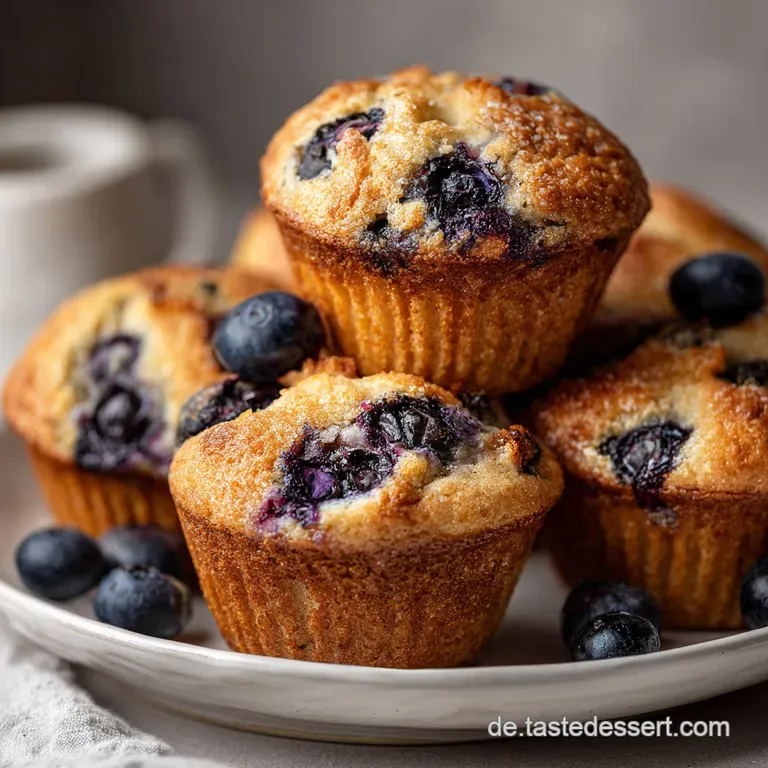 Rezept Blaubeeren Muffins mit Joghurt