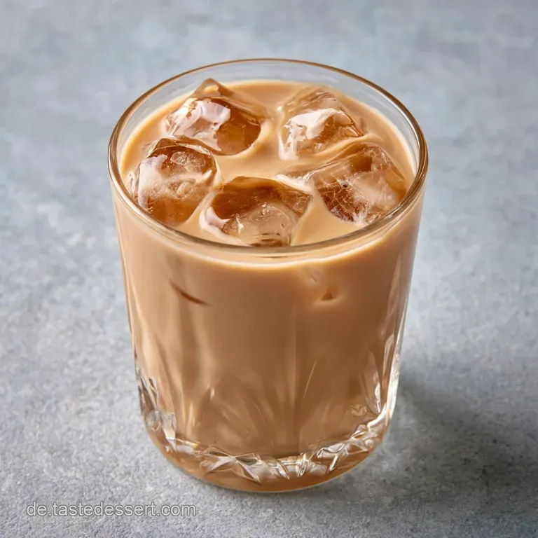 Eine gl&auml;serne Flasche mit hellbrauner Fl&uuml;ssigkeit neben zwei kleinen Gl&auml;sern auf einer rustikalen Holzplatte.