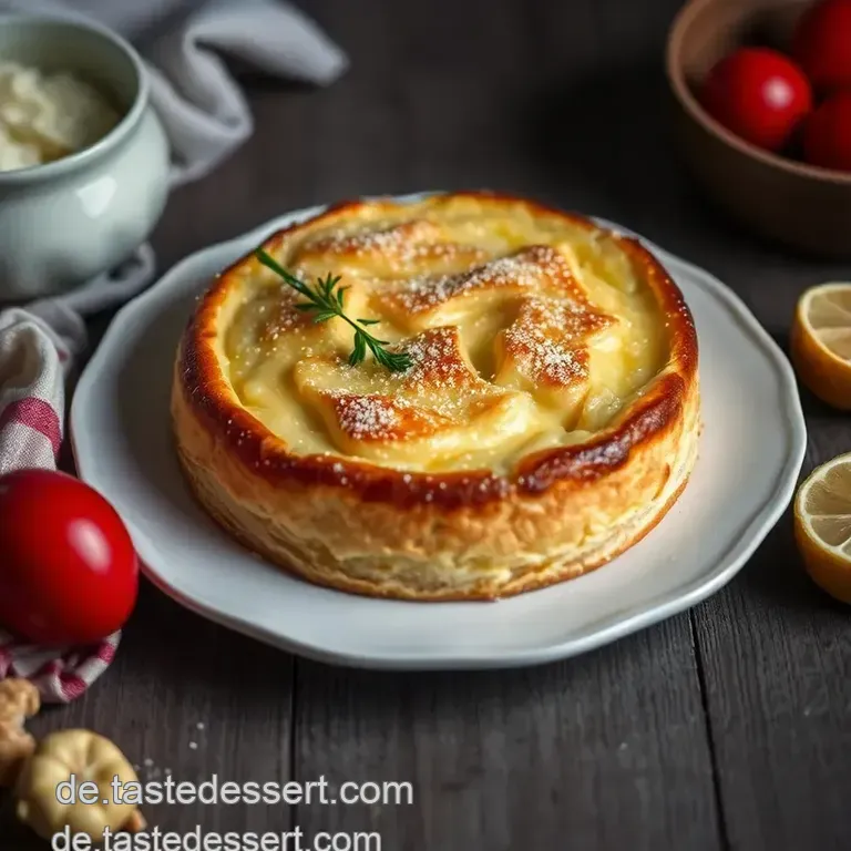 Rhabarber-Galette – Das beste Original-Rezept presentation