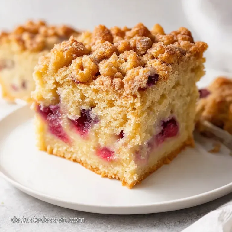 Rhabarberkuchen mit buttrigen Streuseln Frühlingsglück pur