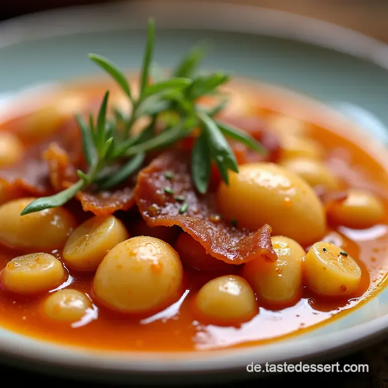 Zuppa del Contadino Herzhafter Italienischer Bohneneintopf mit Rosmarin und Pancetta