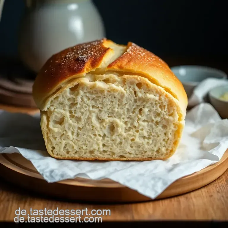 Rustikales Pampered Chef Brot – Einfaches Ofenmeister-Brot mit knuspriger Kruste presentation