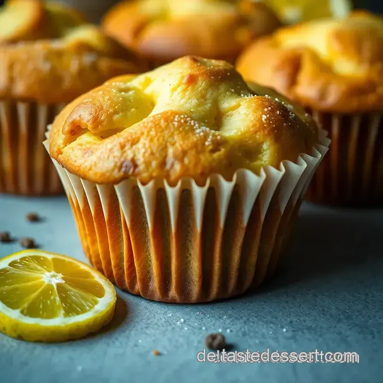 Saftige Heidelbeer-Muffins mit einem Twist presentation