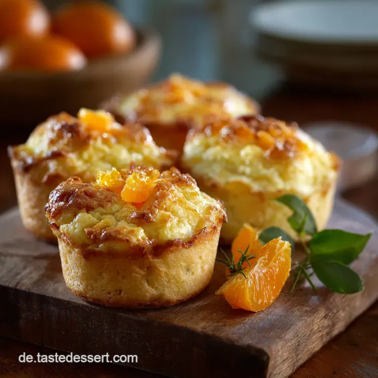 Saftige K&auml;sekuchenmuffins Mit Mandarinen Der Schnelle Klassiker Im Kleinformat presentation
