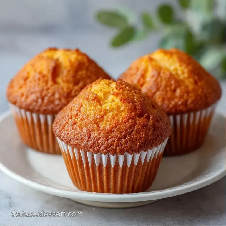 Eine wei&szlig;e Keramikplatte mit aufgereihten, weichen Joghurt-Muffins, dekoriert mit frischen Beeren und Minzbl&auml;ttern.